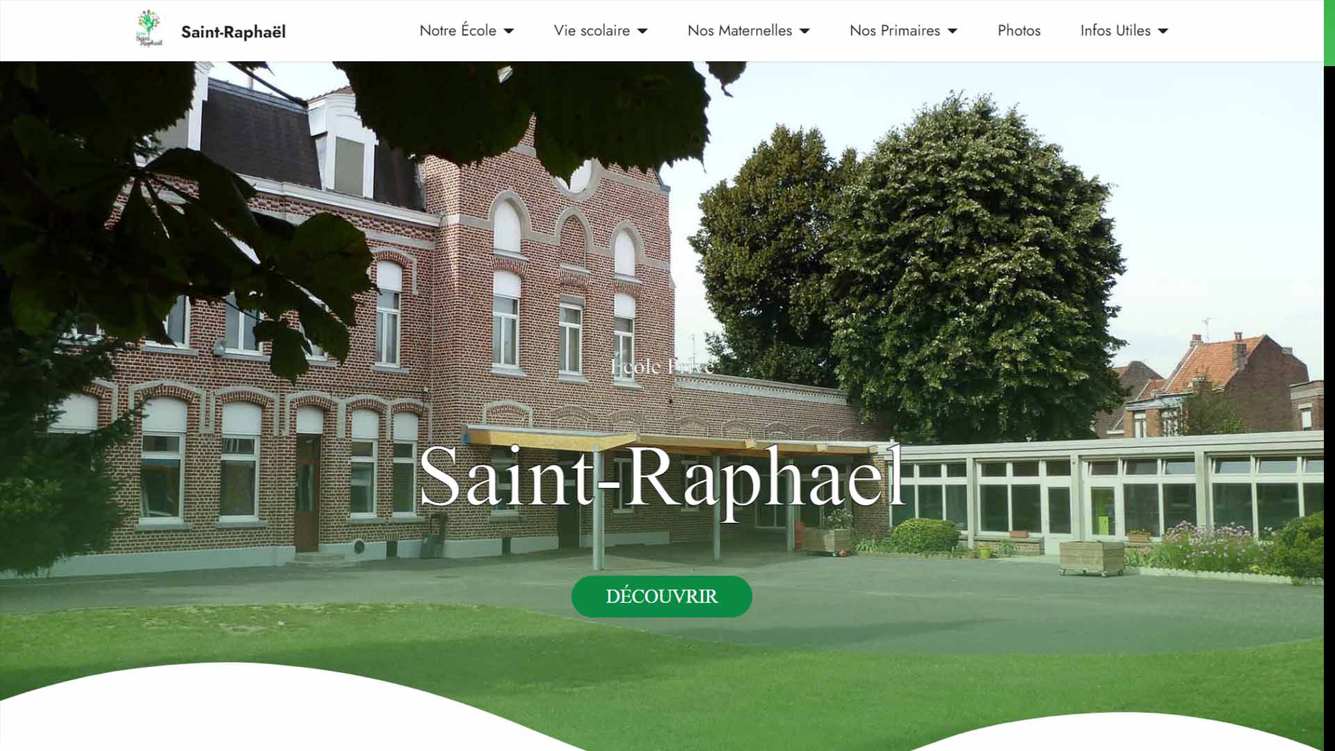 screen projet site ecole